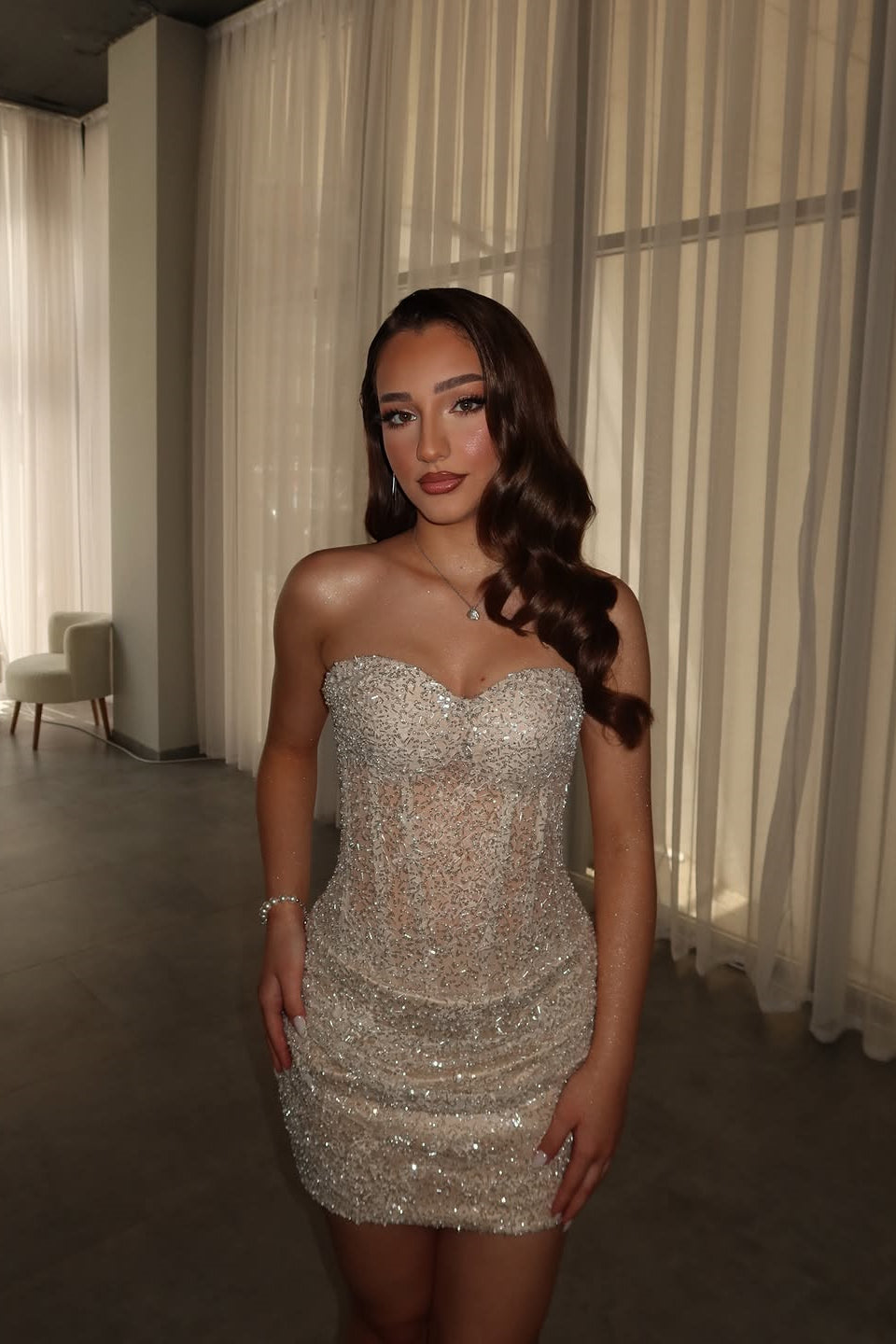 Timeless Sweetheart Strapless Sleeveless Sequins Mini Homecoming Dresses
