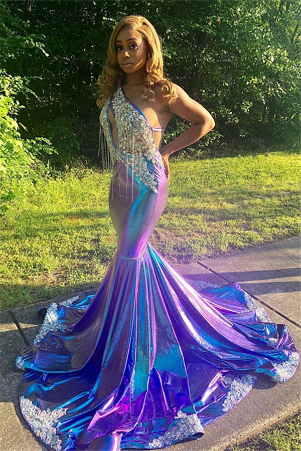 Asymmetric Beads Appliques Prom Dresses Alluring Open Back Fit and Fla Asymmetric Beads Appliques Prom Dresses Alluring Open Back Fit and Fla