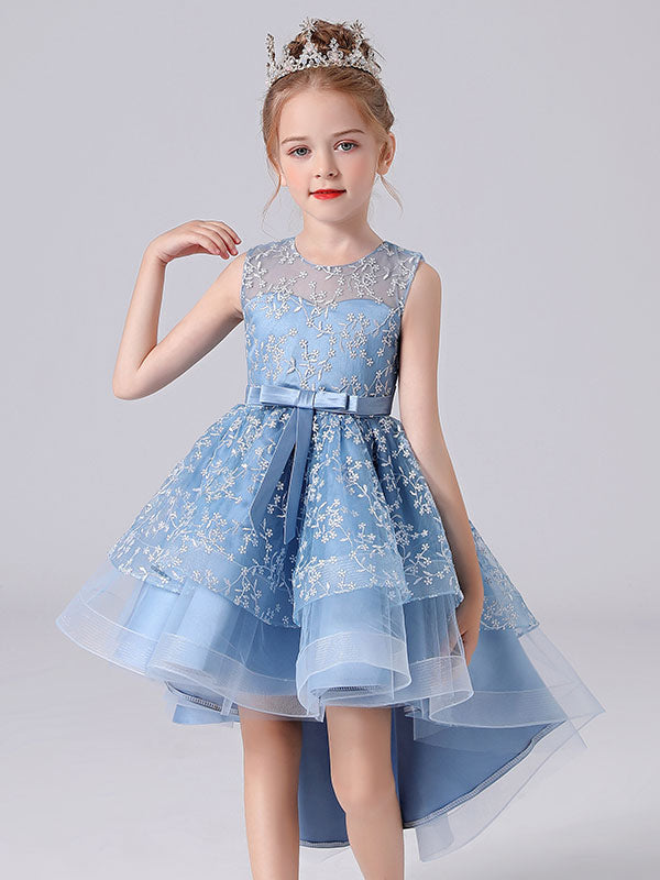 blue dress for baby girl Princess Polly Women's Lukea Long Sleeve Minidress - Blue