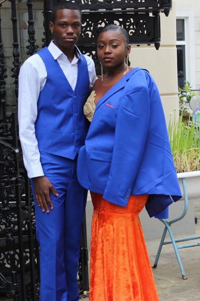 Bright Organe Sweetheart Appliques Mermaid Evening Maxi Dress Crew Neck Prom Party Gowns-showprettydress