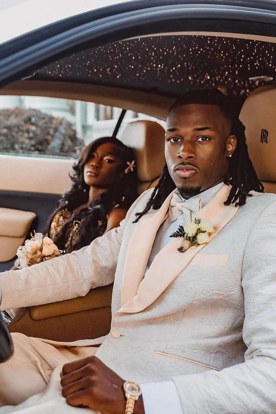 Champange Sleeveless Flowers Sequin Column Floor length Sparkle Prom Dresses-Showprettydress