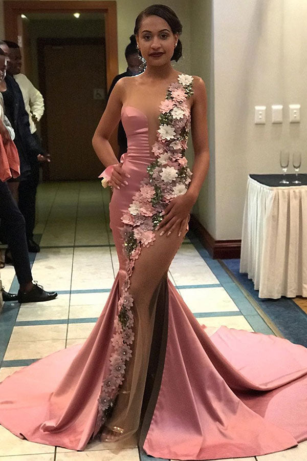 white christmas dresses Zapaka Women Golden Long Prom Dress Mermaid Deep V Neck Formal Dress with Silt, Golden / US12 main image 0