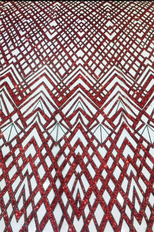 Chic V-neck Spaghetti Mermaid Sequins Pattern Long Prom Dresses-showprettydress