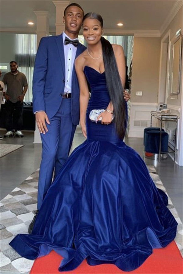 Classy Navy Blue Two Pieces Designer Prom Suits for Men Classy Navy Blue Two Pieces Designer Prom Suits for Men