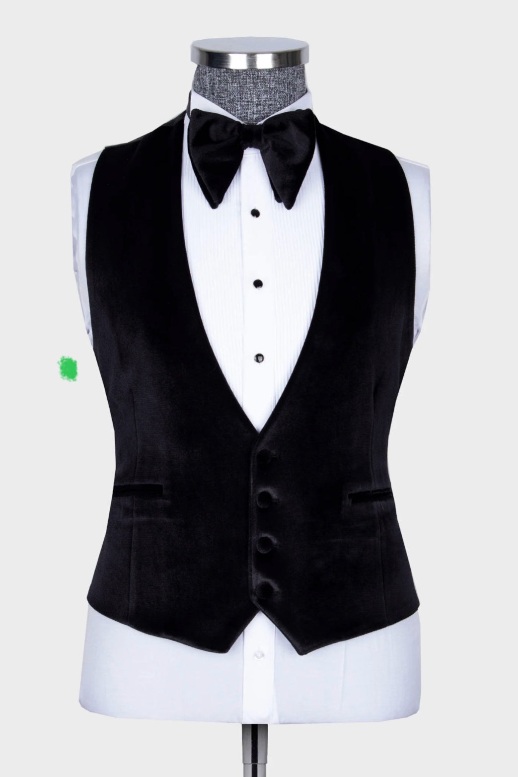 Luxury Black Velvet 3-Piece Prom Suit with Gold Beadings for Dinner