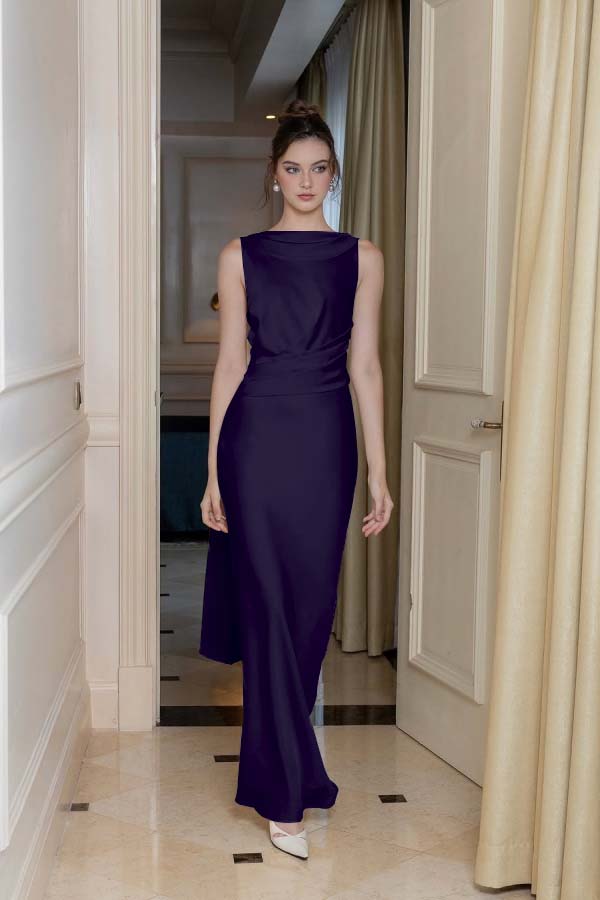 Dasida White Long Sleeveless Backless Prom Dress-showprettydress