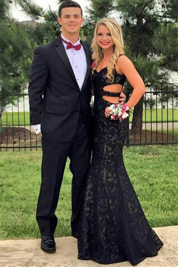 Designer Black Two-Piece Men's Prom Suits Designer Black Two-Piece Men's Prom Suits