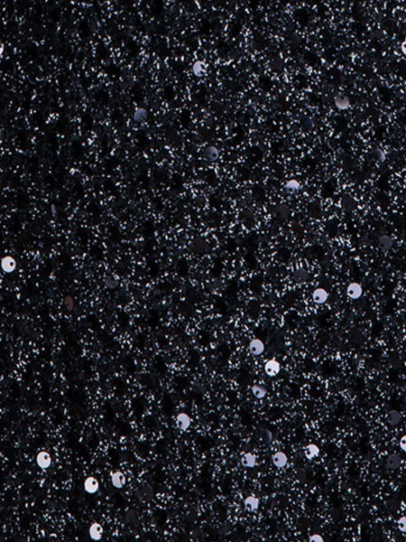 Glamorous Black Evening Dress Lace Sequin Bateau Mermaid Formal Dress Off The Shoulder Floor Length Occasion Dress wedding guest dress-showprettydress