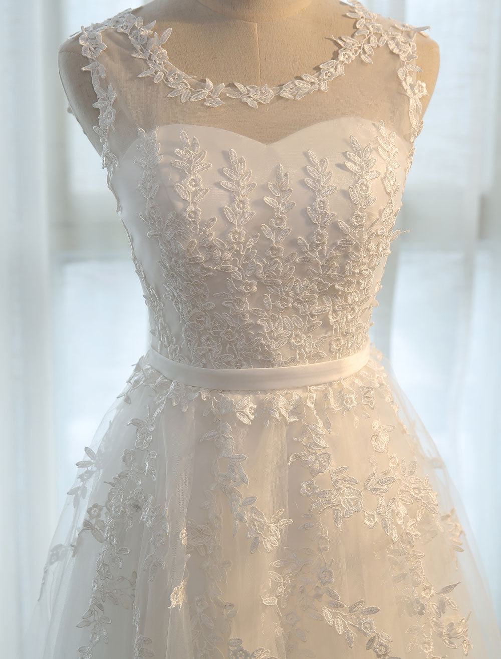 Glamorous Long Evening Dresses Lace Cameo Pink Party Dress A Line Applique Tulle Maxi Formal Dress-showprettydress