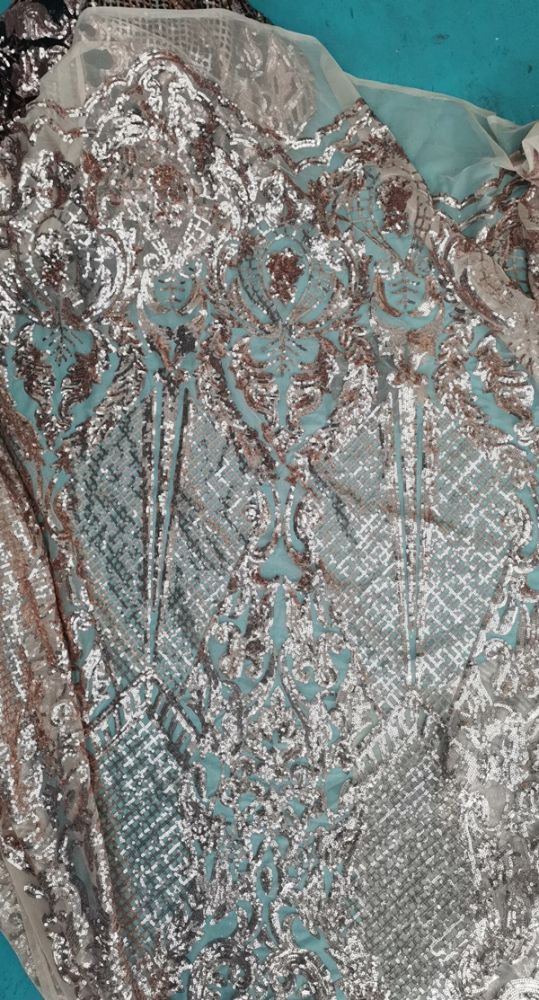 Gold Sleeveless V-neck Appliques Ruffled Tulle Mermaid Prom Dresses-showprettydress