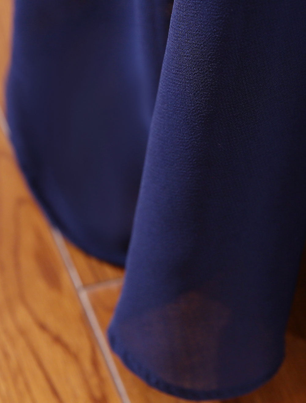 Gorgeous Evening Dresses Dark Navy Lace Formal Dress Illusion Beaded Contrast Color Floor Length Wedding Guest Dress-showprettydress