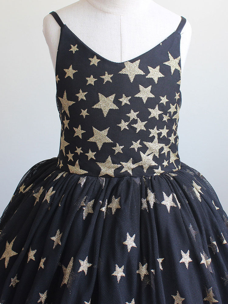 Jewel Neck Sleeveless Formal Kids Pageant flower girl dresses-showprettydress