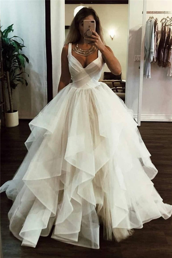 Lace Straps Ball Gowns Chic Formal Dresses Lace Straps Ball Gowns Chic Formal Dresses