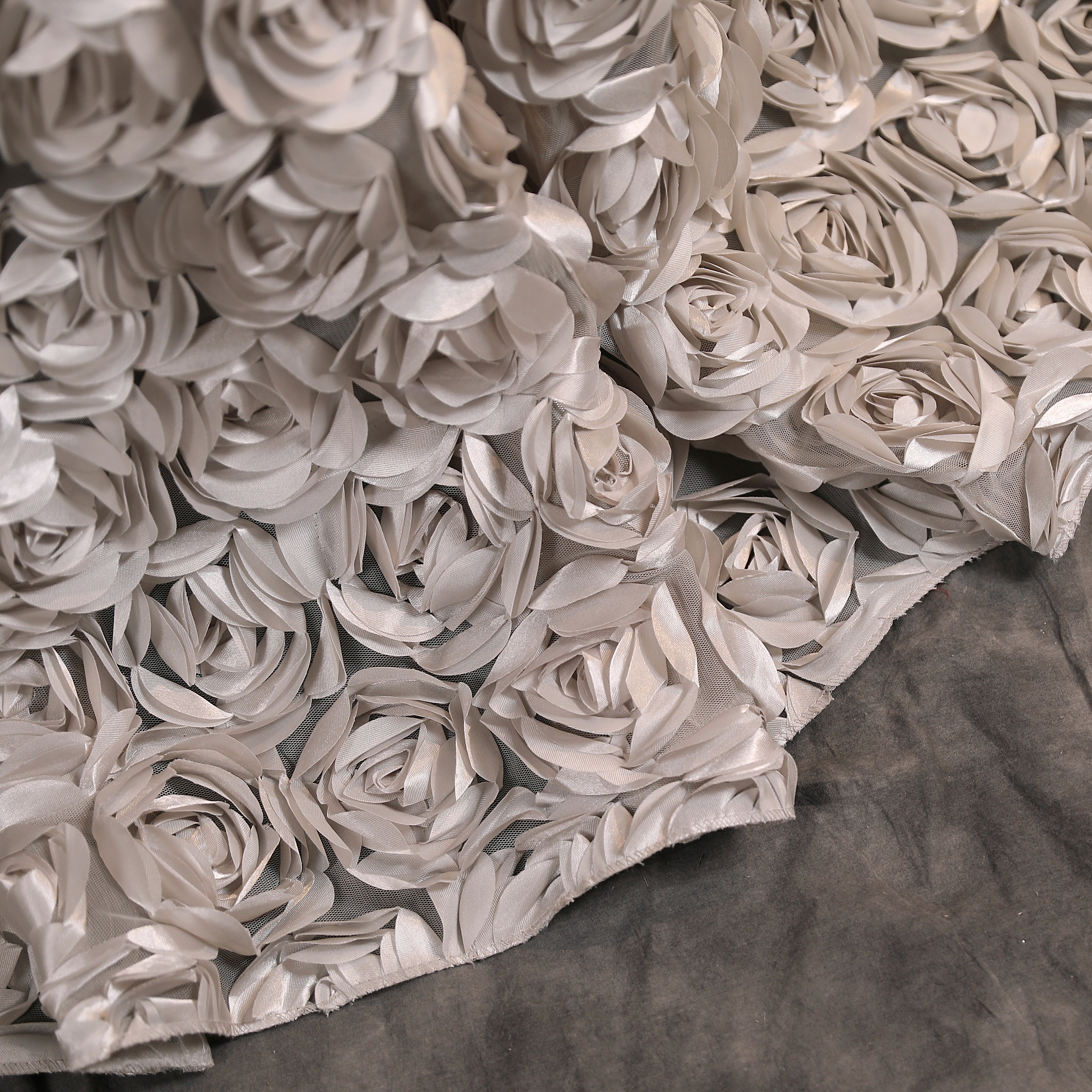 Long Mermaid Halter Flower Open Back Formal Prom Dresses-showprettydress