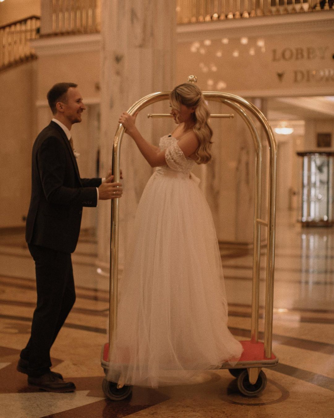 Long Mermaid Off Shoulder Tulle Wedding Dress with Detachable Tulle Train-showprettydress