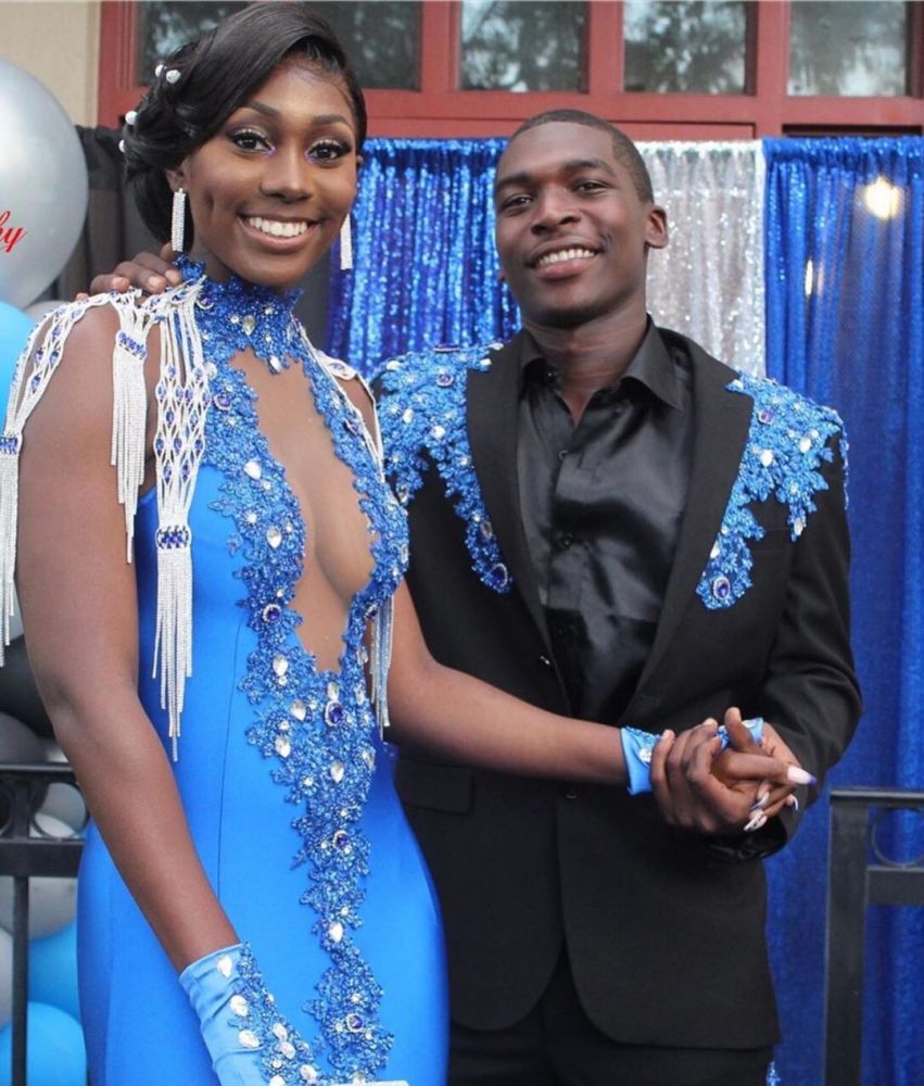 Satin Halter V-Neck Mermaid Evening Gowns Sleeveless Crystals Prom Dress Sweep Train-showprettydress