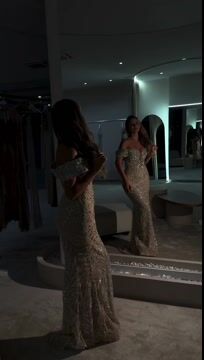 Showprettydess Exquisite Off-the-Shoulder Strapless Mermaid Prom Dress with Beadings & Sequins-showprettydress