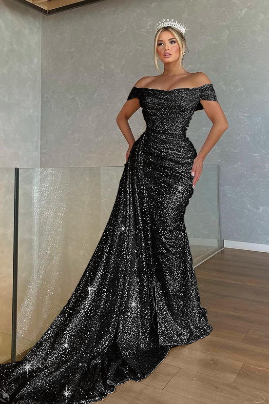 Showprettydess Gorgeous Off-the-Shoulder Mermaid Prom Dress Strapless with Sequins-showprettydress