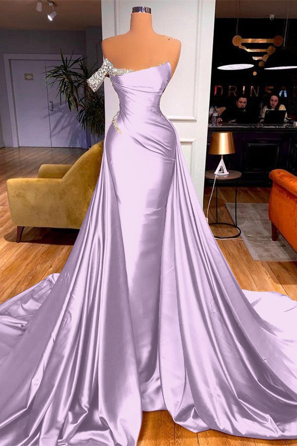 Showprettydess Mermaid Overskirt Prom Dress Off-the-Shoulder-showprettydress