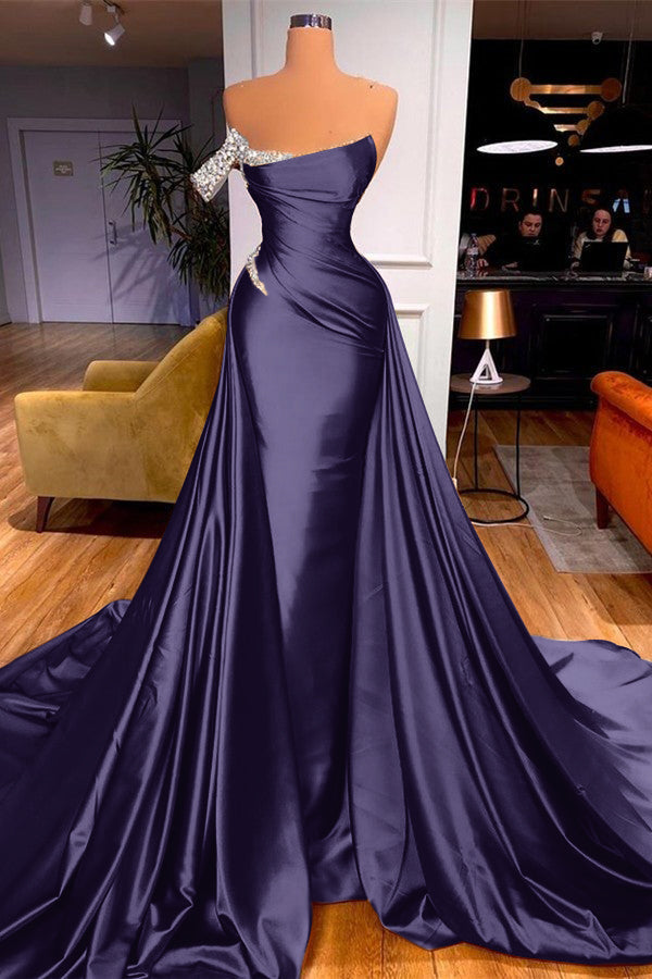 Showprettydess Mermaid Overskirt Prom Dress Off-the-Shoulder-showprettydress