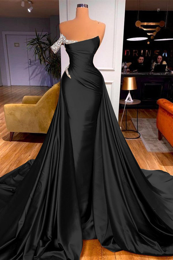 Showprettydess Mermaid Overskirt Prom Dress Off-the-Shoulder-showprettydress