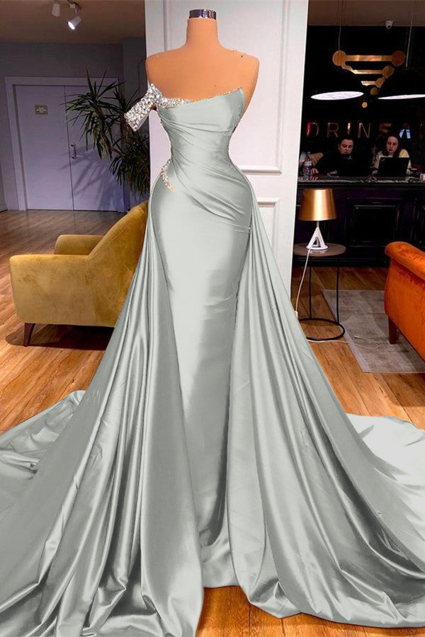 Showprettydess Mermaid Overskirt Prom Dress Off-the-Shoulder-showprettydress