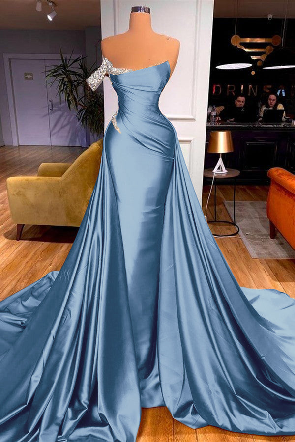 Showprettydess Mermaid Overskirt Prom Dress Off-the-Shoulder-showprettydress