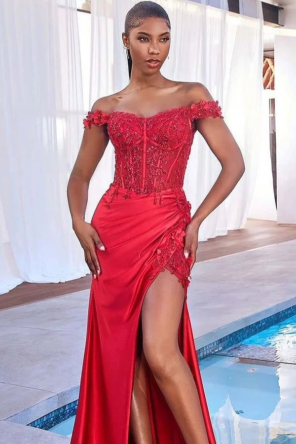 Showprettydess Pink Sleeveless Strapless Sweetheart Beaded Embroidery Prom Dress-showprettydress