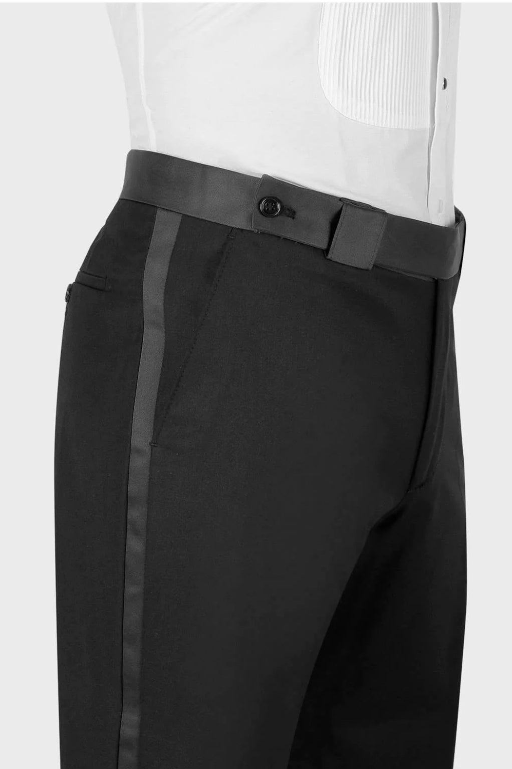 Shiny Beaded Crystals Black 2-Piece Wedding Suit for Groom