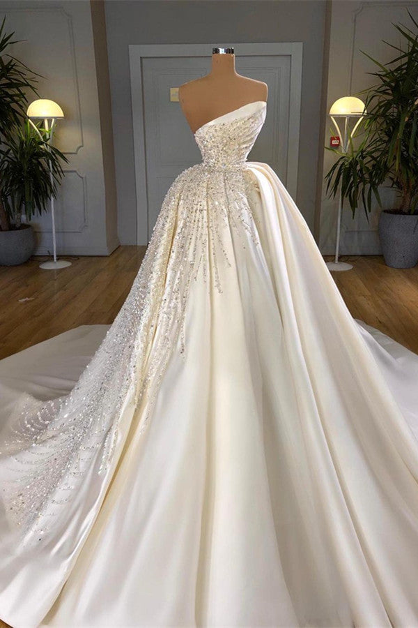 Amazing Ball Gown Wedding Dress With Crystals Online-showprettydress