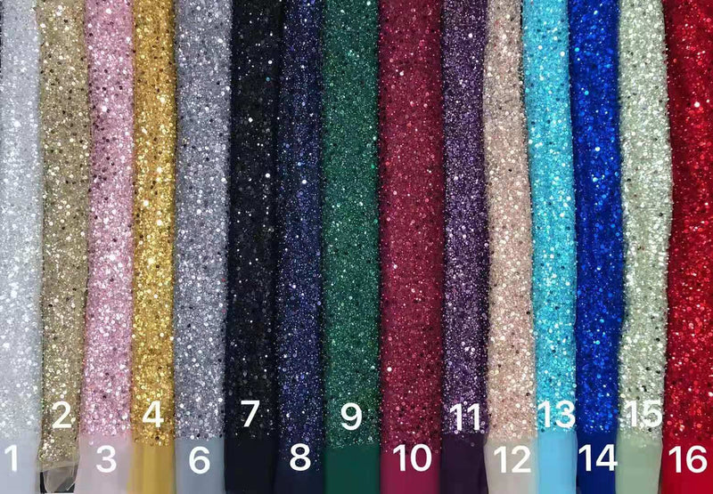 Chic Crystal Beading One-shoulder Strapless Slit Mermaid Sequins Prom Gowns-showprettydress