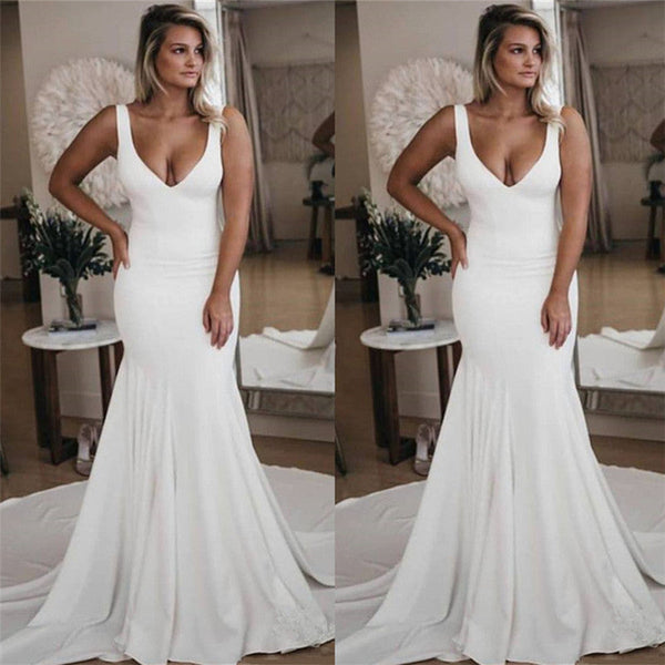 Classic FLower Appliques Sweetheart Wedding Dresses Sleeveless-showprettydress