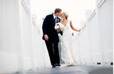 Classic Full Lace Wedding Dress Open Back Sleeveless Summer Bridal Gowns-showprettydress