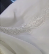 Elegant Off-the-shoulder Sweetheart Mermaid Wedding Dress Sequins Long-showprettydress