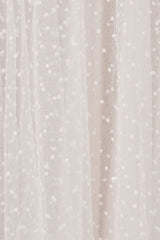 Exclusive White Wedding Dresses T-Length A-Line Sweetheart Pearls Spaghetti Straps Tea Length Bridal Dress-showprettydress