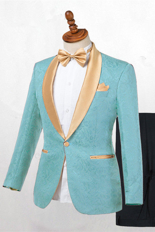 Fashion Shawl Lapel One Button Wedding Suits Online-showprettydress