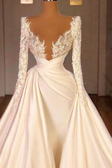 Off the Shoulder Sequined Fur Satin Wedding Party Gown Sleeveless/Long Sleevess styles-showprettydress