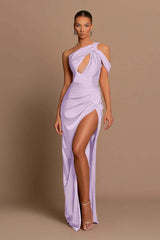 Showprettydess Amazing Dusty Rose Mermaid Prom Dress with Split & Fashionable Design-showprettydress