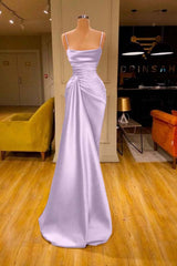 Showprettydess Cabernet Spaghetti-Strap Mermaid Prom Dress with Ruffles-showprettydress