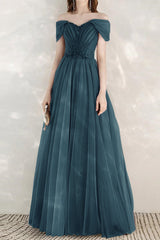 Showprettydess Elegant Infinity Tulle Long Prom Dress with Sweetheart & Sequins-showprettydress