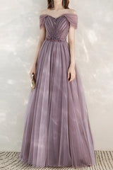 Showprettydess Elegant Infinity Tulle Long Prom Dress with Sweetheart & Sequins-showprettydress