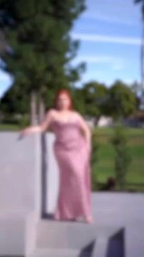 Showprettydess Rose Gold Mermaid Sequined Prom Dress with Slit & Spaghetti Straps-showprettydress