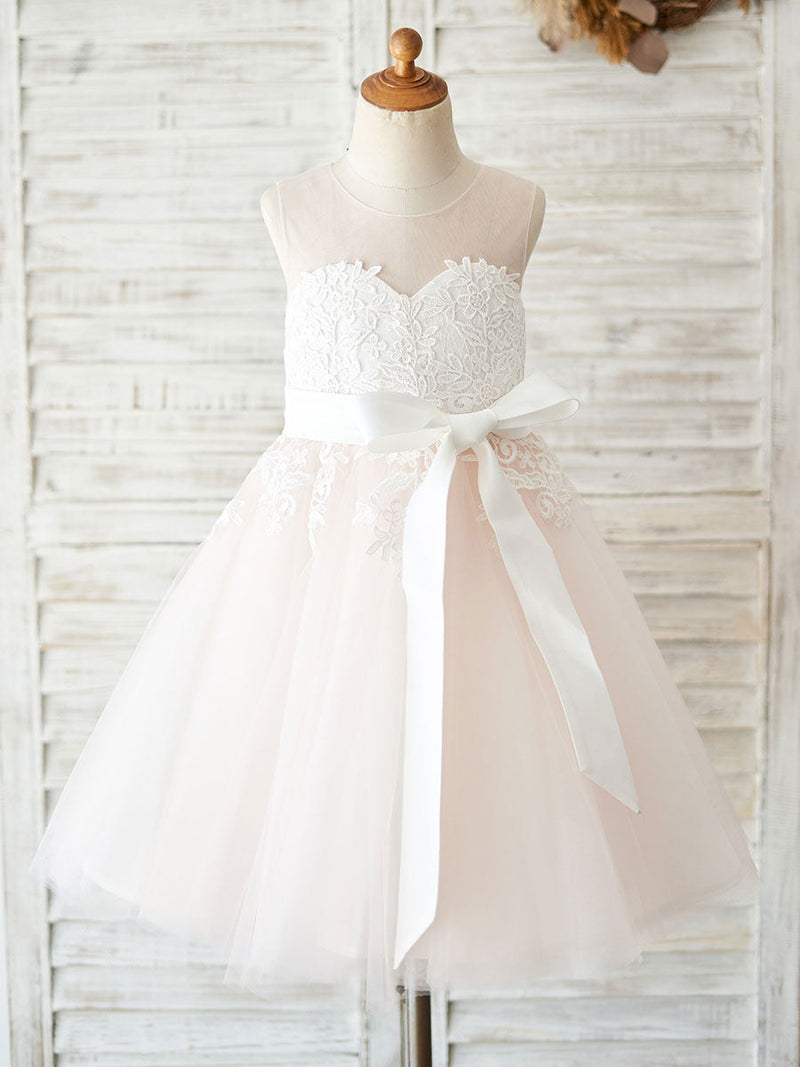 Girls Prom Dresses Girls' Ivory Tulle Flower Girl Dress - Formal Communion, Pageant, Birthday Party Dress With Sash Nel's Creations Flower Girl Dress Girls Prom Dresses Girls' Ivory Tulle Flower Girl Dress - Formal Communion, Pageant, Birthday Party Dress With Sash Nel's Creations Flower Girl Dress