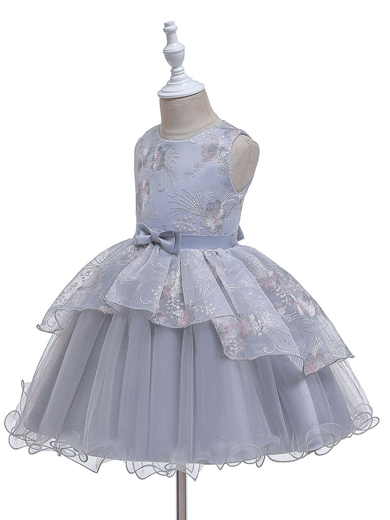 Sleeveless Tutu Gown Baby flower girl dresses-showprettydress