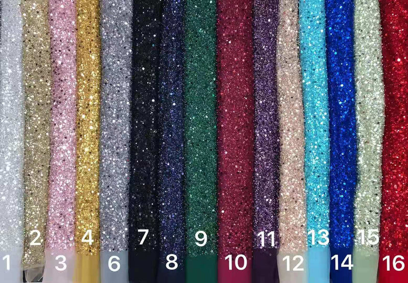 Sparkle White Long Mermaid Plunging V-neck Sequined Prom Dress-showprettydress