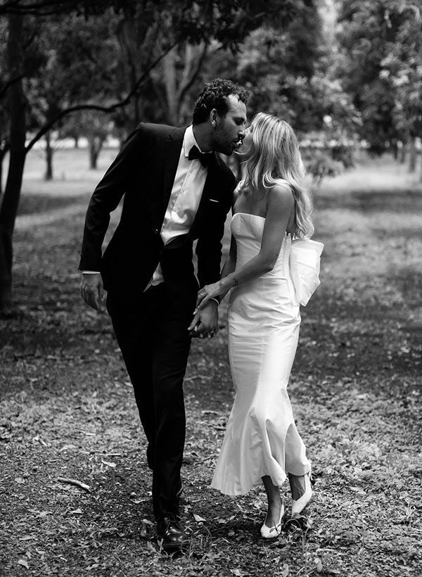 Strapless Sleeveless Ankle-Length Wedding Dresses Bows-Showprettydress