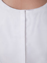 Sweet A-Line White Satin Ankle-Length First Communion Dress-showprettydress