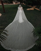 Trendy Off the shoulder White Mermaid Blet Wedding Dresses-showprettydress