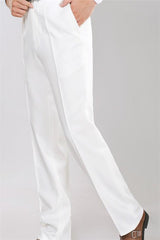 White Shawl Lapel Jacquard Groom Suits Decent Slim Fit Tuxedos for Marriage Two-pieces-showprettydress